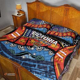Australia Victoria State Quilt Bed Set Peace and Prosperity LT9