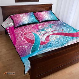 Australia Hereditary Cancer Awareness Quilt Bed Set Never Give Up LT05