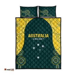 Australia Cricket Quilt Bed Set Aussies Champions LT01