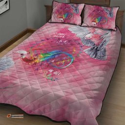 Australia Fight Cancer In All Colors Quilt Bed Set Galah Pink Tie Dye LT7