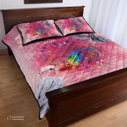 Australia Fight Cancer In All Colors Quilt Bed Set Galah Pink Tie Dye LT7