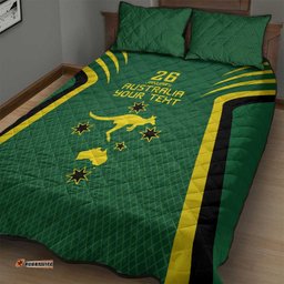 Australia Day 26 January Personalised Quilt Bed Set With National Color LT9