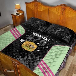 Custom Australia Matildas 2026 Quilt Bed Set Come On Aussie Grunge Style LT14