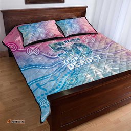 Australia NAIDOC Week 2026 50 Years Deadly Quilt Bed Set Celestial Glows LT7