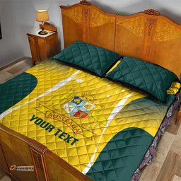 Custom Australia Cricket Quilt Bed Set Go Champions Aussie LT14