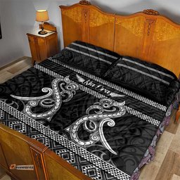 Kia Ora New Zealand Quilt Bed Set Maori Language Week Pango Taniko Motif LT14