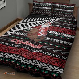 New Zealand Kiwi Santa Christmas Quilt Bed Set He Wairua Kirihimete LT9