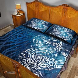 Matariki Galaxy Quilt Bed Set Maori Taniko Pattern LT9