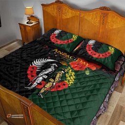 New Zealand and Australia ANZAC Day Quilt Bed Set Lest We Forget Indigenous and Maori Pattern LT03