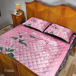 Personalised Pink Boronia of Hope Quilt Bed Set Australias Fight Against Breast Cancer LT9