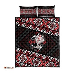 Taniko Aotearoa Quilt Bed Set Poutama Mix Piwakawaka LT7