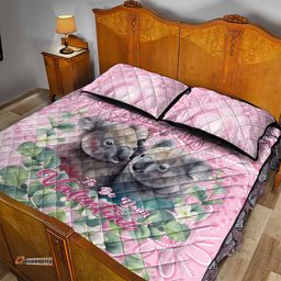 Australia Koala Valentine's Day Quilt Bed Set Koalified To Be Your Valentine LT14