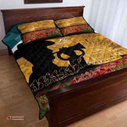 Wallabies ANZAC Day Quilt Bed Set Last Post Poppy Lest We Forget LT14