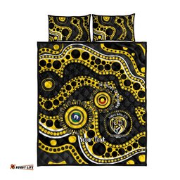 Richmond NAIDOC Week 2026 Personalised Quilt Bed Set 50 Years of Deadly Aboriginal Art LT14
