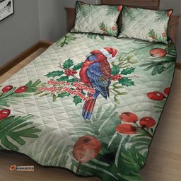 Watercolor Floral Crimson Rosella Quilt Bed Set Its Aussie Christmas Time! LT9