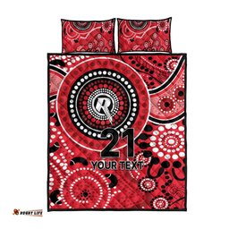 Renegades Cricket Custom Quilt Bed Set Australian Aboriginal LT9