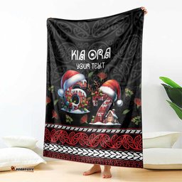 Aotearoa Six Seven Personalized Blanket New Zealand Funny Christmas LT9