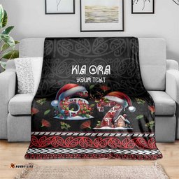 Aotearoa Six Seven Personalized Blanket New Zealand Funny Christmas LT9