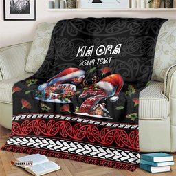 Aotearoa Six Seven Personalized Blanket New Zealand Funny Christmas LT9