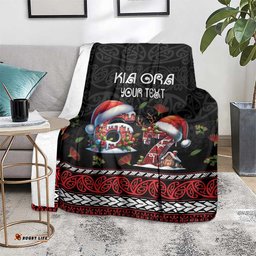 Aotearoa Six Seven Personalized Blanket New Zealand Funny Christmas LT9