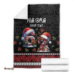 Aotearoa Six Seven Personalized Blanket New Zealand Funny Christmas LT9