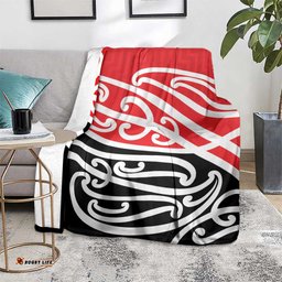 All Red New Zealand Kowhai Ngutukak Blanket LT9