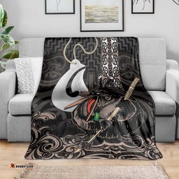 Aotearoa Hei Matau Blanket Haka Kiwi Mix Maori Mangopare LT14