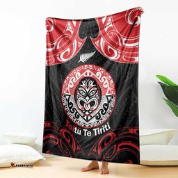 Aotearoa Toitu Te Tiriti Blanket Haka Tiki Honour The Treaty LT14