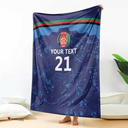 Afghan Atalans Cricket Custom Blanket Afghanistan Map with Sporty Style LT9