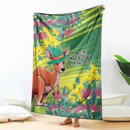 Aussie and Bloody Proud of It Blanket Happy Australia Day LT9