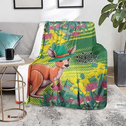 Aussie and Bloody Proud of It Blanket Happy Australia Day LT9