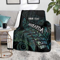 Aotearoa Personalized Lawn Bowls Maori Blanket New Zealand Paua Shell Tribal Silver Fern LT7