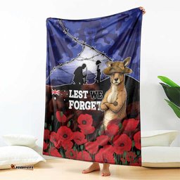 ANZAC Day Blanket Lest We Forget DT05