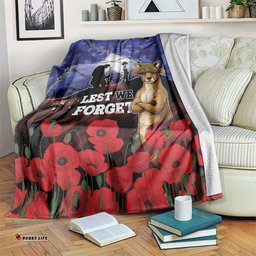 ANZAC Day Blanket Lest We Forget DT05