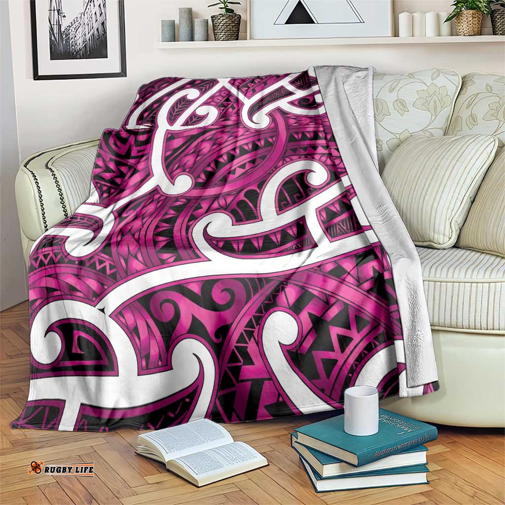 Aotearoa Maori Kowhaiwhai Blanket Mawhero Puhoro and Patiki LT9