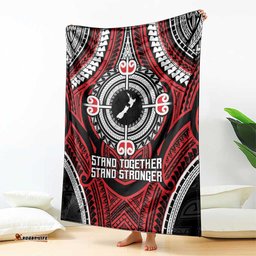 Aotearoa Proud To Be Maori Blanket New Zealand Fight Together LT9