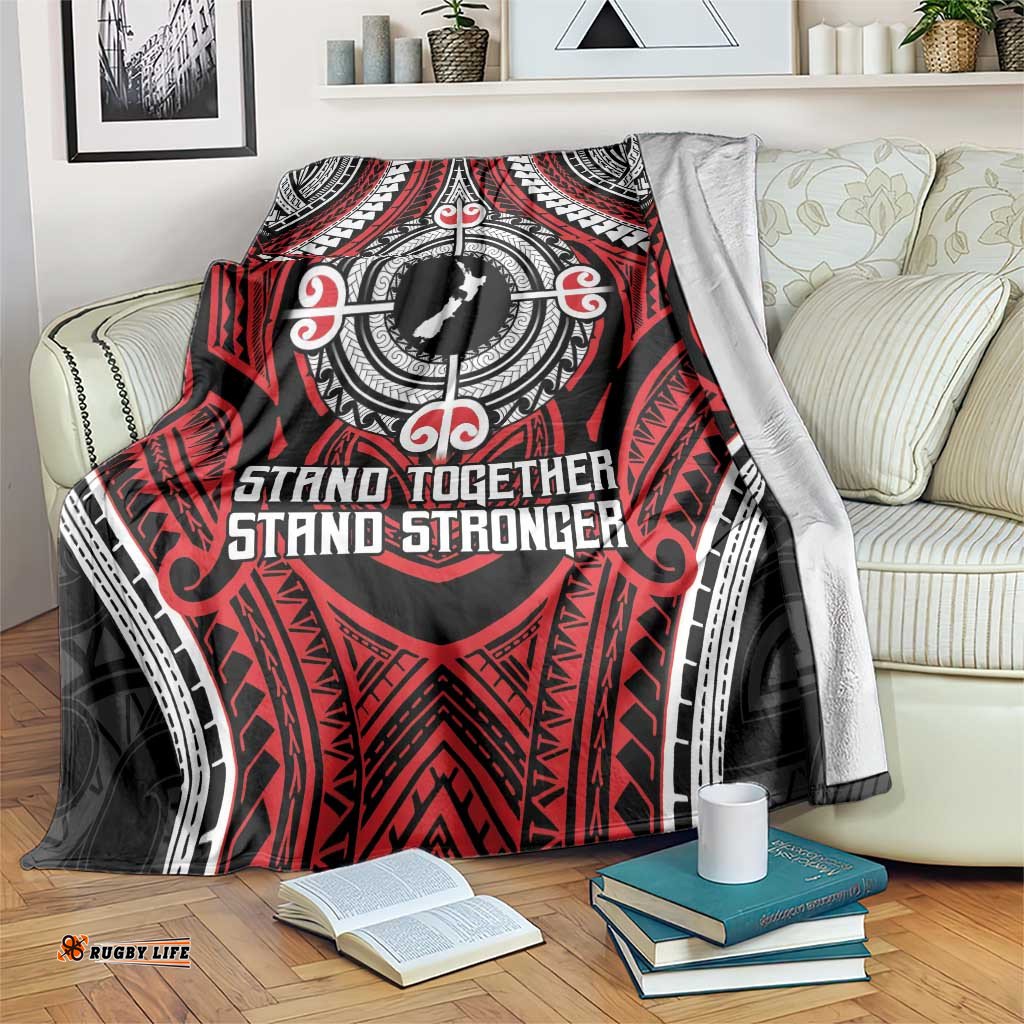 Aotearoa Proud To Be Maori Blanket New Zealand Fight Together LT9
