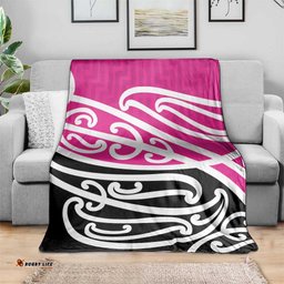 All Pink New Zealand Kowhai Ngutukak Blanket LT9