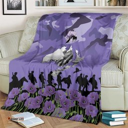 ANZAC Day Blanket Lest We Forget the Animals Too LT19