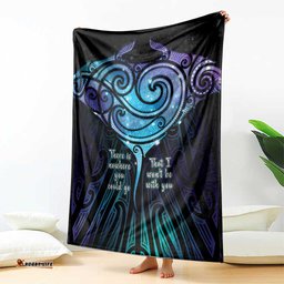 Aotearoa Maori Te Whai Rahi Blanket Tala - Nowhere You Could Go That I Won't Be With You LT7