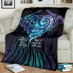 Aotearoa Maori Te Whai Rahi Blanket Tala - Nowhere You Could Go That I Won't Be With You LT7