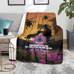 Animal War Heroes Australia ANZAC Day Blanket We Will Always Remember Them LT14