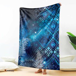 Aotearoa Taniko Matariki Blanket Cosmic Blue LT7