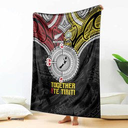 Aotearoa and Niue Mo Te Tiriti Blanket New Zealand Honour The Treaty Ake!Ake!Ake! LT9