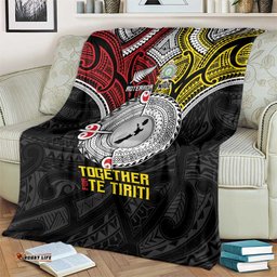 Aotearoa and Niue Mo Te Tiriti Blanket New Zealand Honour The Treaty Ake!Ake!Ake! LT9