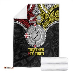 Aotearoa and Niue Mo Te Tiriti Blanket New Zealand Honour The Treaty Ake!Ake!Ake! LT9