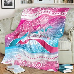 Australia Hereditary Cancer Awareness Blanket Never Give Up LT05