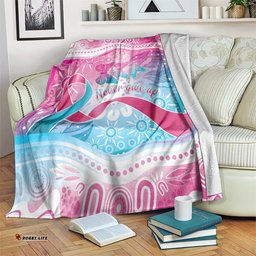Australia Hereditary Cancer Awareness Blanket Never Give Up LT05