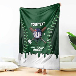 Australia 2026 Baseball Custom Blanket Go Aussie Drip Style LT14