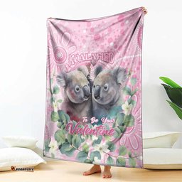 Australia Koala Valentine's Day Blanket Koalified To Be Your Valentine LT14